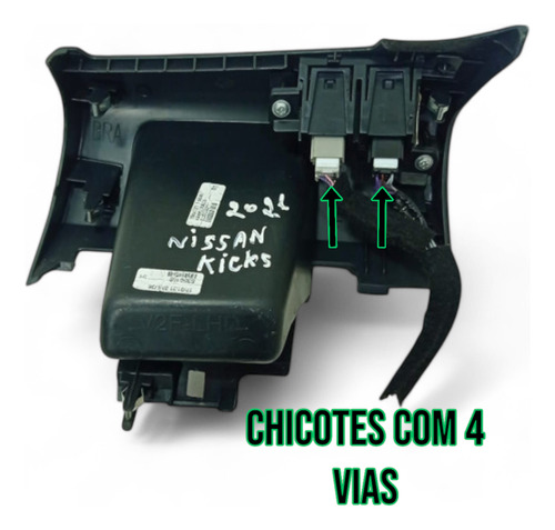 Acabamento Painel Porta Objetos Nissan Kicks 2018 A 2021