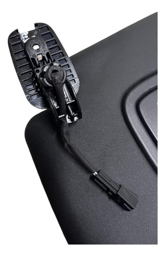 Quebra Sol Esquerdo Fiat Toro  2023 2024 Preto Com Espelho