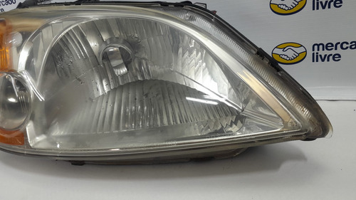 Farol Lado Direito Honda Civic Lx 2001 A 2006 Com Detalhe