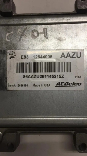 Modulo Injeção Montana Agile 1.4 10/13 12633006 Aazu