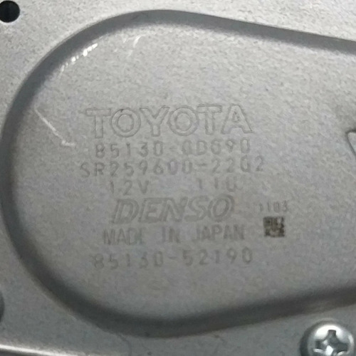 Motor Limpador Traseiro Toyota Etios 2015 A 2018 851300d090