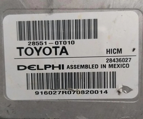 Modulo Relé Dos Bicos Toyota Corolla Xei 2.0 2013 285510t010