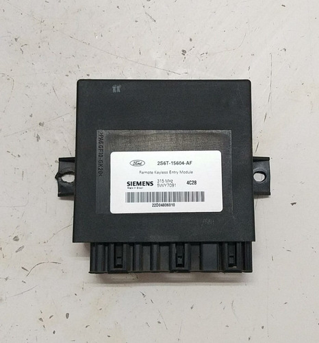 Modulo Central Alarme Ford Focus Fiesta 01 A 08 2s6t15604af