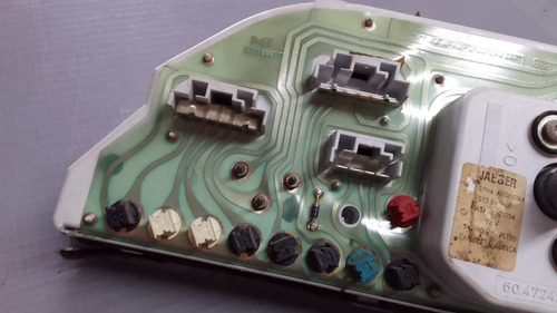 Painel Instrumento Fiat Uno Mile 1984 Á 1999. 23419