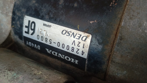 Motor Arranque Partida Honda City Fit 1.5 2011 2012  25573