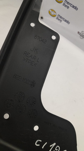 Protetor Respingos Traseiro Esquerdo Jeep Wrangler Jk 07/18