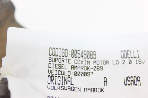Suporte Coxim Motor Ld 2.0 16v Diesel Amarok 11/16 Us (089)