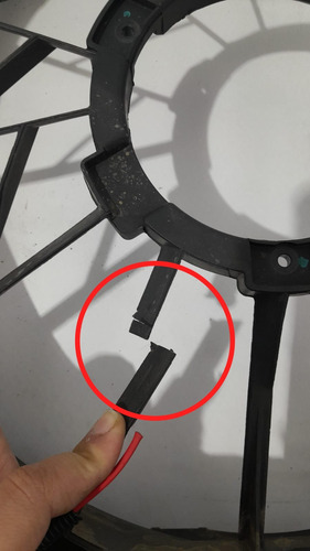 Defletor Eletroventilador Astra Vectra Zafira 98/11 Detalhe