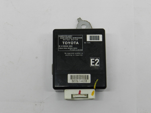 Modulo Central Eletrica Toyota Etios 2016 A 2018 897400d180