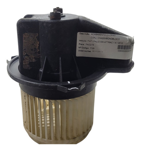 Motor Ventilador Fiat Pálio 1.4/ 2012 (al) - Com Detalhe