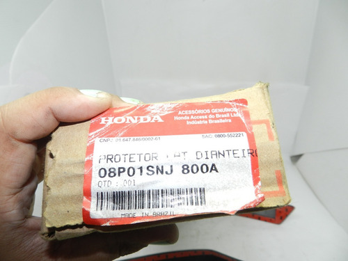 Par Protetor Para-choque Dianteiro Honda Civic 2009 A 2011