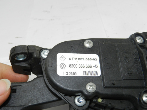 Pedal Acelerador Renault Sandero 2009 8200386506d