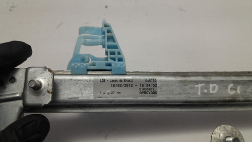 Máquina Vidro Manual Traseira Direita Fiat Uno Vivace 10/14