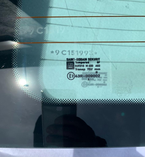 Vidro Traseiro Vigia Gm Meriva 2009 Original