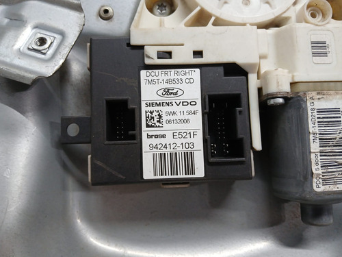 Maquina Vidro Porta Dianteira Direita Ford Focus 2009 A 2013