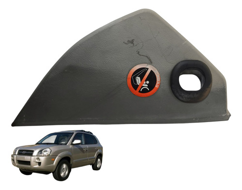 Acabamento Lateral Direito Painel Hyundai Tucson 2010 (al)