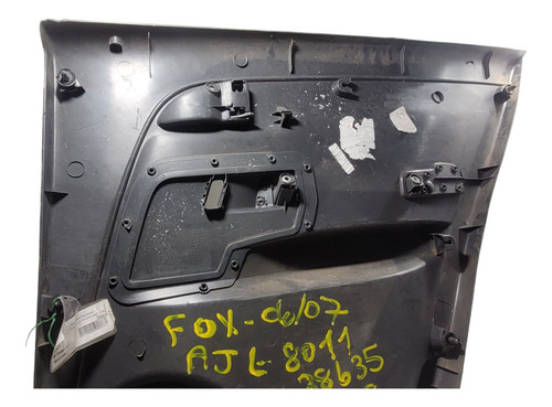 Forro Porta Traseira Esquerda Vw Fox 1.6/ 2007 (al) Adl Ptu