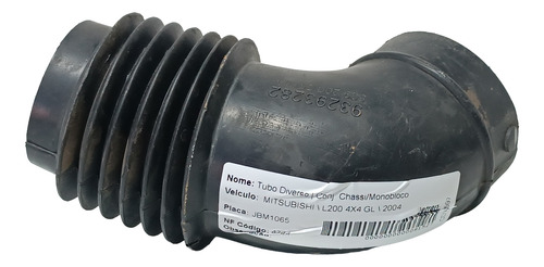 Duto Mangueira Filtro Ar Mitsubishi L200 2.5 Gl Gls 1997/07