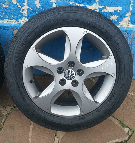 Jogo 4 Rodas Aro 16 5 Furos Sem Pneus Vw Golf 1999 A 2006
