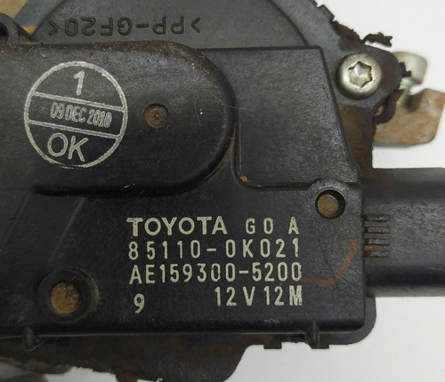 Motor Limpador Para Brisa Toyota Hilux 2005 A 2015 851100k02