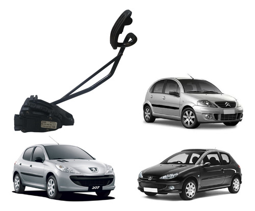Pedal Acelerador Eletrônico Peugeot 206 207 Citroen C3 C4