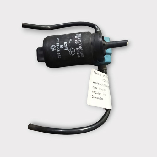 Motor Esguicho Dágua Vw Parat 1999 A 2013 377955651a