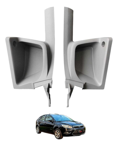 Par Acabamento Banco Traseiro Inferior Ford Focus 2012 (al) 