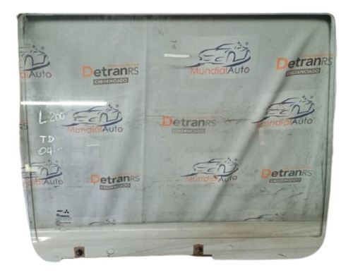 Vidro Pt Traseiro Direito Mitsubishi L200 2004/12 25896