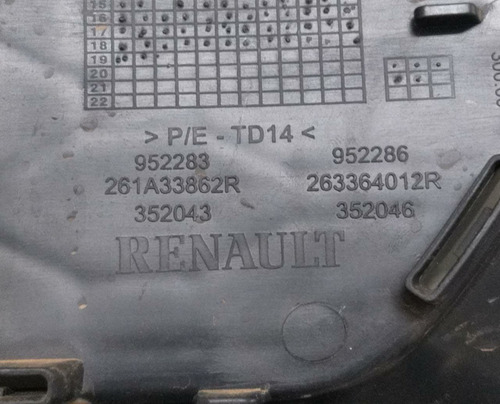 Moldura Farol Milha Esquerdo Renault Sandero 15 A 18 952286