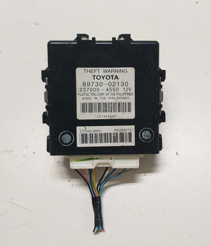 Módulo Central Alarme Toyota Corolla 2009 A 2014 8973002130