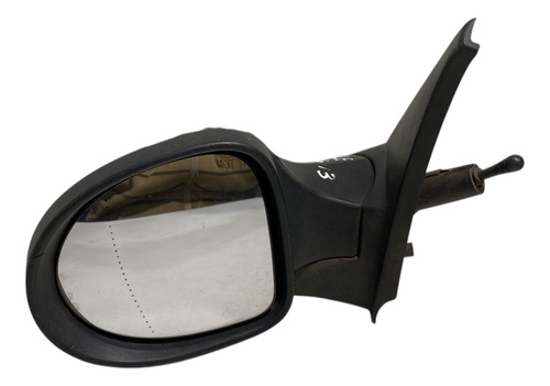 Espelho Retrovisor Manual Renault Clio 13 A 16 Lado Esquerdo