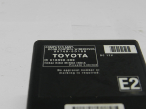 Modulo Central Eletrica Toyota Etios 2016 A 2018 897400d180