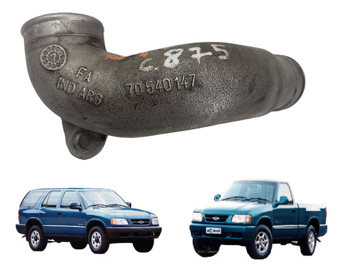 Tubo Cano Coletor Admissão S10 Blazer 2.5 Maxion 95 00 Usado