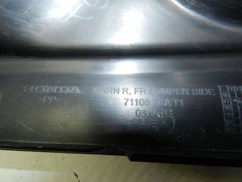 Grade Moldura Farol Milha Esquerdo Honda Civic G10 17/20
