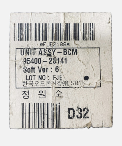 Módulo Bcm Hyundai Ix35 954002s141