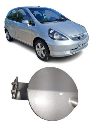 Portinhola Tanque Combustível Fit 2004 A 2008 Prata