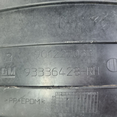 Parabarro Traz. L.e Gm Meriva 2003 A 2011 Pn: 93336428