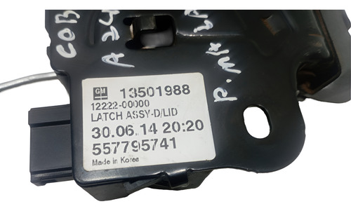 Fechadura Porta Malas Cobalt 2015 A,