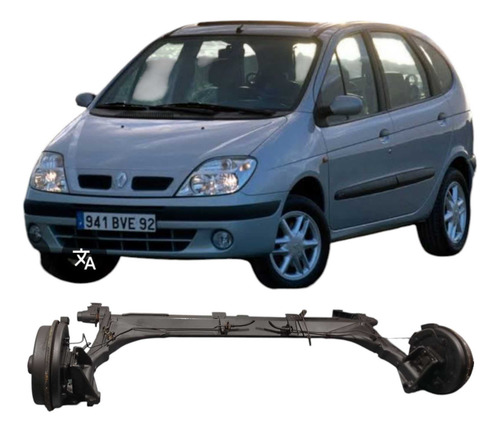 Eixo Traseiro Renault Scenic 2000-2012 0959012003
