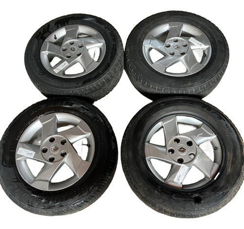 Jogo De Rodas Aro 16 Com Pneus Renault Duster 2012 A 2015