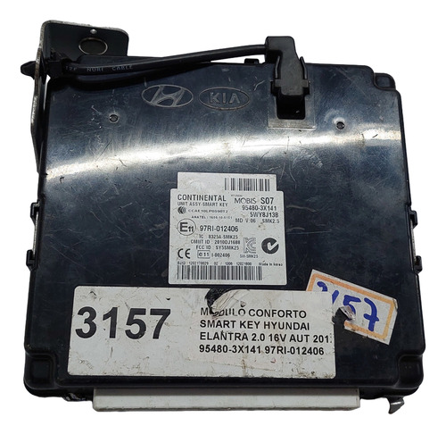 Módulo Smart Key Elantra 2.0 Ano 2011 A 2014 Cód. 954803x141