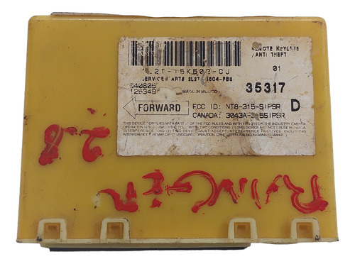 Módulo Da Trava Ranger 2.8 Ano 1999 A 2005 1l2t15k602cj