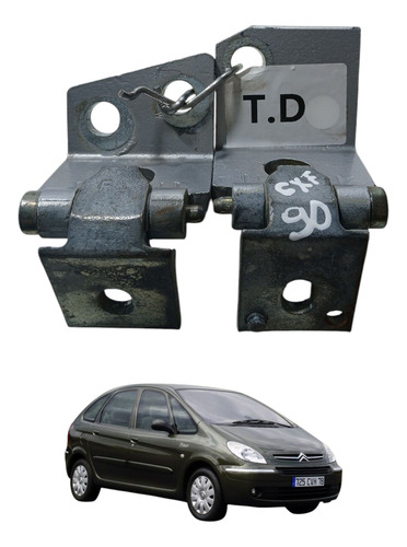 Par Dobradiça Porta Traseira Dir. Picasso Xsara 2004 (ap)