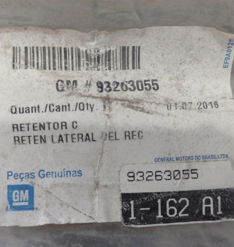 Guia Para-choque Traseiro Esquerdo Gm Corsa Sedan 2002/2012