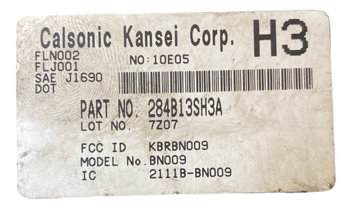 Modulo Bsm Nissan Sentra H3 284b13sh3a