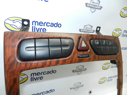 Moldura Painel Central + Botões C180k W230 C240 2000 A 2006