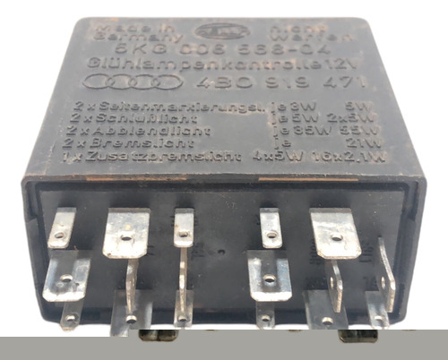 Rele Controle Das Luzes Audi A3 99 Até 06 4b0919471 Hella