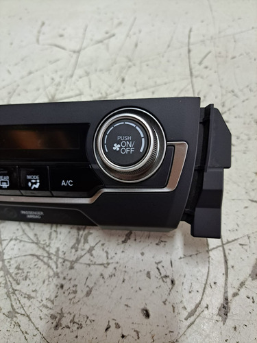 Comando Ar Condicionado Digital Honda Civic G10 2018 2019