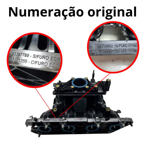 Coletor Admissão Corsa Celta Meriva Montana 1.4 1.8 8v