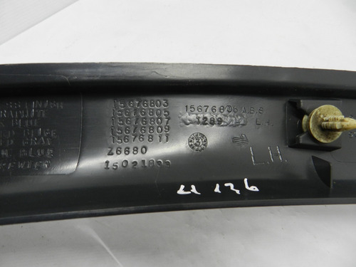 Moldura Coluna Porta Traseira Esquerda Gm Blazer S10 95/00